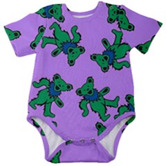 Grateful Dead Bears Baby Short Sleeve Bodysuit by Cendanart