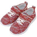 Love Hearts Valentine Red Symbol Kids  Velcro Strap Shoes View2