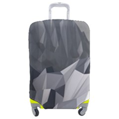 Gray Mountain Illustration Grey Mountain Digital Luggage Cover (medium) by Cendanart