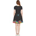 Tetris Game Inside Out Cap Sleeve Dress View4