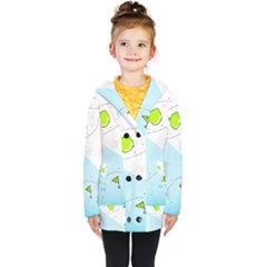 Astronaut Spaceship Kids  Double Breasted Button Coat by Bedest