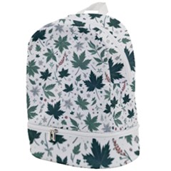 Leaves Nature Bloom Zip Bottom Backpack by Bedest