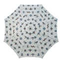 Insects Icons Square Seamless Pattern Golf Umbrellas View1