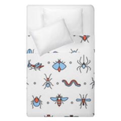 Insects Icons Square Seamless Pattern Duvet Cover Double Side (single Size) by Bedest