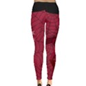 Spider Webs Dark Red Stretch Leggings View2