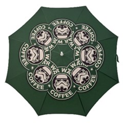 Stormtrooper Coffee Straight Umbrellas by Cendanart