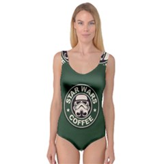 Stormtrooper Coffee Princess Tank Leotard  by Cendanart