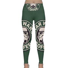 Stormtrooper Coffee Lightweight Velour Classic Yoga Leggings by Cendanart