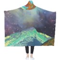 Psychedelic Universe Color Moon Planet Space Wearable Blanket View2