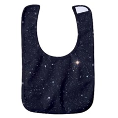 Sky Black Star Night Space Edge Super Dark Universe Baby Bib by Cendanart