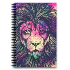 Psychedelic Lion 5 5  X 8 5  Notebook by Cendanart