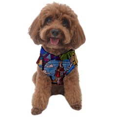 Castle Building Stained Glass Dog Sweater by Cendanart