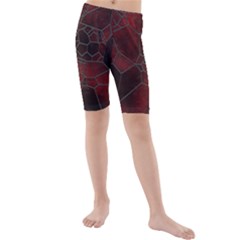 Mosaic Glass Glass Mosaic Colorful Kids  Mid Length Swim Shorts by Cendanart