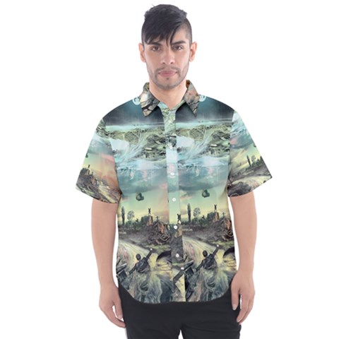 Psychedelic Art Men s Short Sleeve Shirt by Bedest