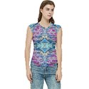 Magenta on cobalt arabesque Women s Raglan Cap Sleeve T-Shirt View1