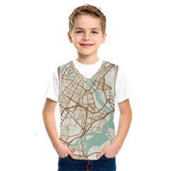 Mapart Dubai Map Kids  Basketball Tank Top by Proyonanggan