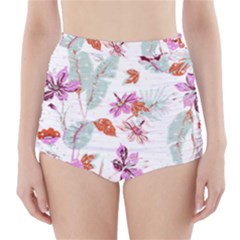 Flawer High-waisted Bikini Bottoms by saad11