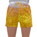 Liquid Bubble Drink Beer With Foam Texture Sleepwear Shorts View1