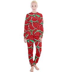 Summer Watermelon Fruit Women s Lounge Set by Cemarart