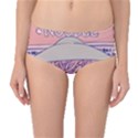 Ramen Kawaii Aesthetic Pink Mid-Waist Bikini Bottoms View1