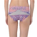 Ramen Kawaii Aesthetic Pink Mid-Waist Bikini Bottoms View2