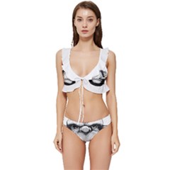 Png Houed Low Cut Ruffle Edge Bikini Set by saad11