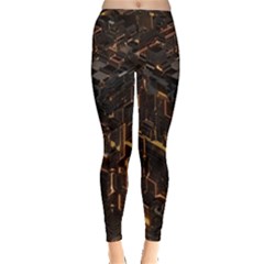 Cube Forma Glow 3d Volume Inside Out Leggings by Bedest