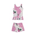 Floral Vintage Flowers Kids  Boyleg Swimsuit View1