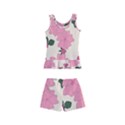 Floral Vintage Flowers Kids  Boyleg Swimsuit View2