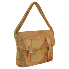 Leaves Patterns Colorful Leaf Pattern Buckle Messenger Bag by Cemarart