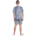 White Peacock Bird Men s Mesh T-Shirt and Shorts Set View2