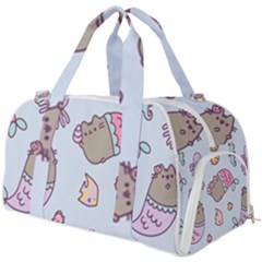 Pusheen Cat Cute Burner Gym Duffel Bag by Grandong