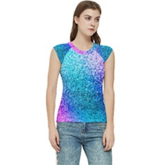 Rainbow Color Colorful Pattern Women s Raglan Cap Sleeve T-shirt by Grandong