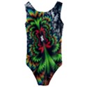 Kaleidoscopic Tropic Kids  Cut-Out Back One Piece Swimsuit View1