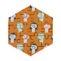 Cute Penguin Funny Pattern Wooden Puzzle Hexagon View1