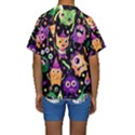 Fun Halloween Monsters Kids  Short Sleeve Swimwear View2