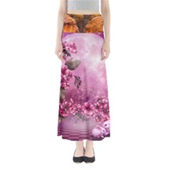 24 Rise  Full Length Maxi Skirt by Asomg