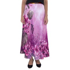 24 Rise  Flared Maxi Skirt by Asomg