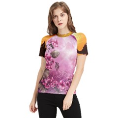 24 Rise  Women s Short Sleeve Rash Guard by Asomg