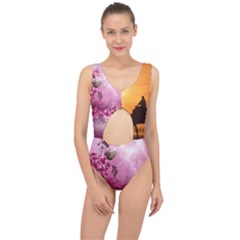 24 Rise  Center Cut Out Swimsuit by Asomg