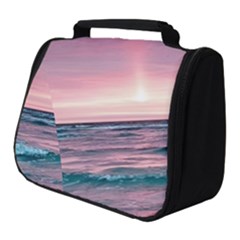 Sunset Ocean Beach Catcher Dream Evening Night Sunset Full Print Travel Pouch (small) by Cemarart