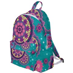 Floral Pattern Abstract Colorful Flow Oriental Spring Summer The Plain Backpack by Cemarart