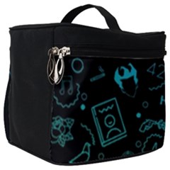 Cartoon, Skull, Dark, Dead Make Up Travel Bag (big) by nateshop