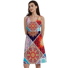 Mandala Pattern Classic Skater Dress by Ndabl3x