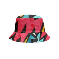 Abstract, Colorful, Colors Inside Out Bucket Hat (kids) by nateshop