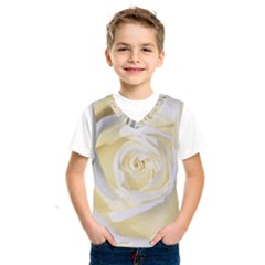 White Roses Flowers Plant Romance Blossom Bloom Nature Flora Petals Kids  Basketball Tank Top by Proyonanggan