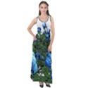 Flowers Roses Rose Nature Bouquet Sleeveless Velour Maxi Dress View1