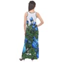 Flowers Roses Rose Nature Bouquet Sleeveless Velour Maxi Dress View2