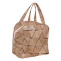 Wooden Triangles Texture, Wooden Wooden Boxy Hand Bag View3