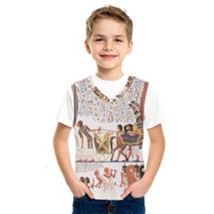 Ancient Egyptian Art Egypt Kids  Basketball Tank Top by Proyonanggan